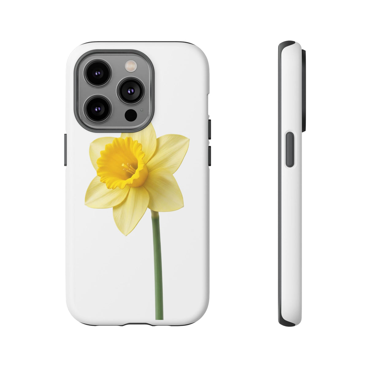 Daffodil Blossom Tough Phone Case — Yellow Spring Floral iPhone Cover