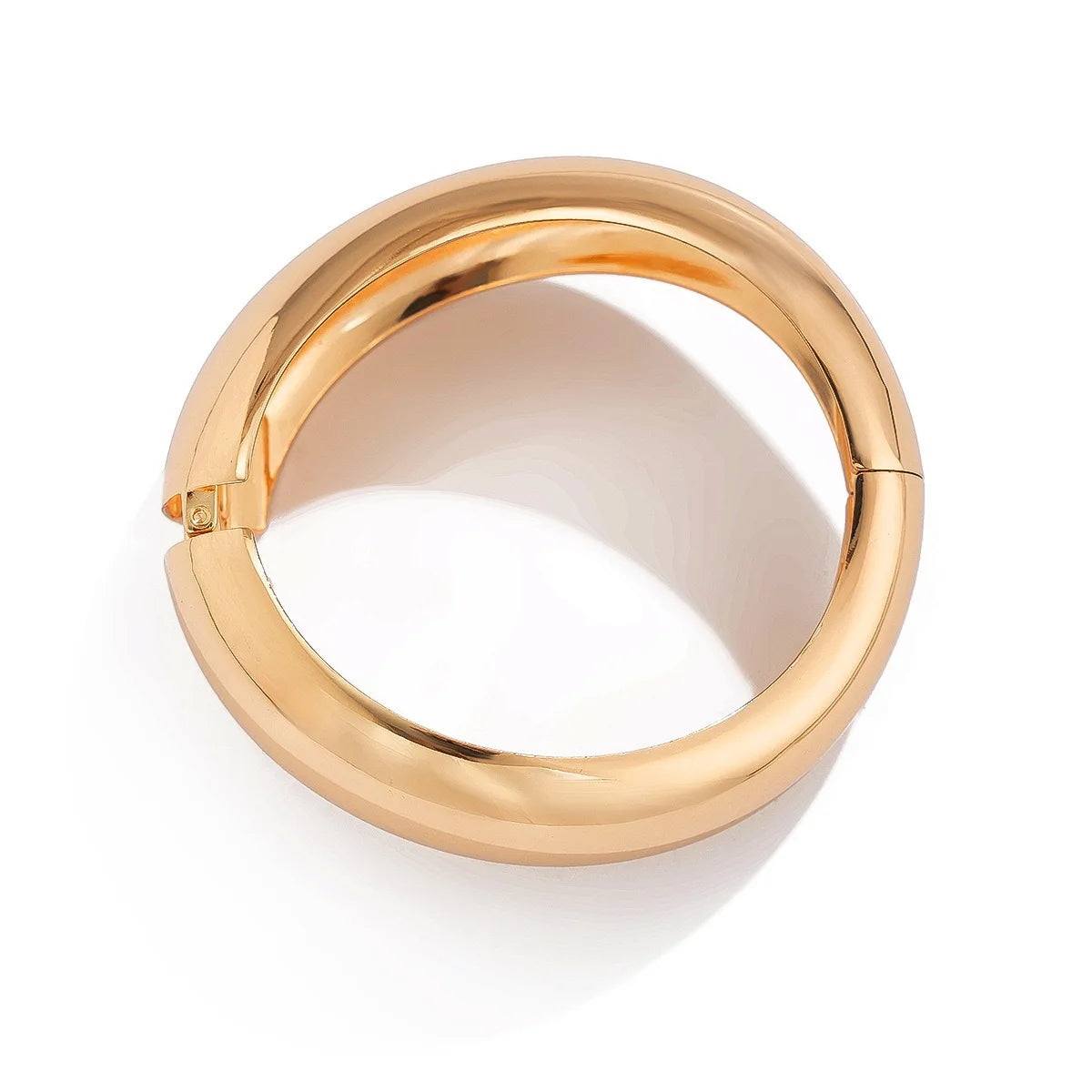 Cuff Wide Bangle Gold & Silver