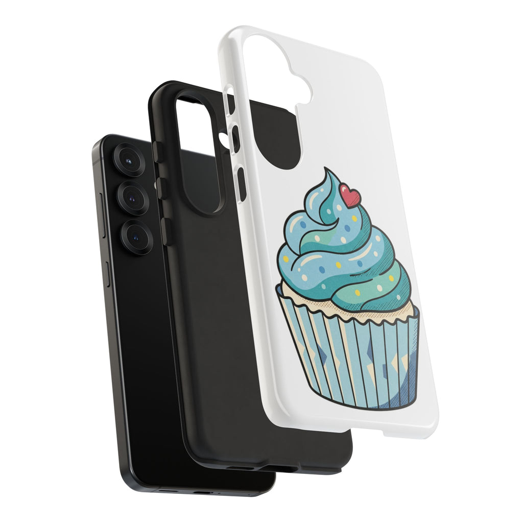 Blue Cupcake Tough Phone Cases