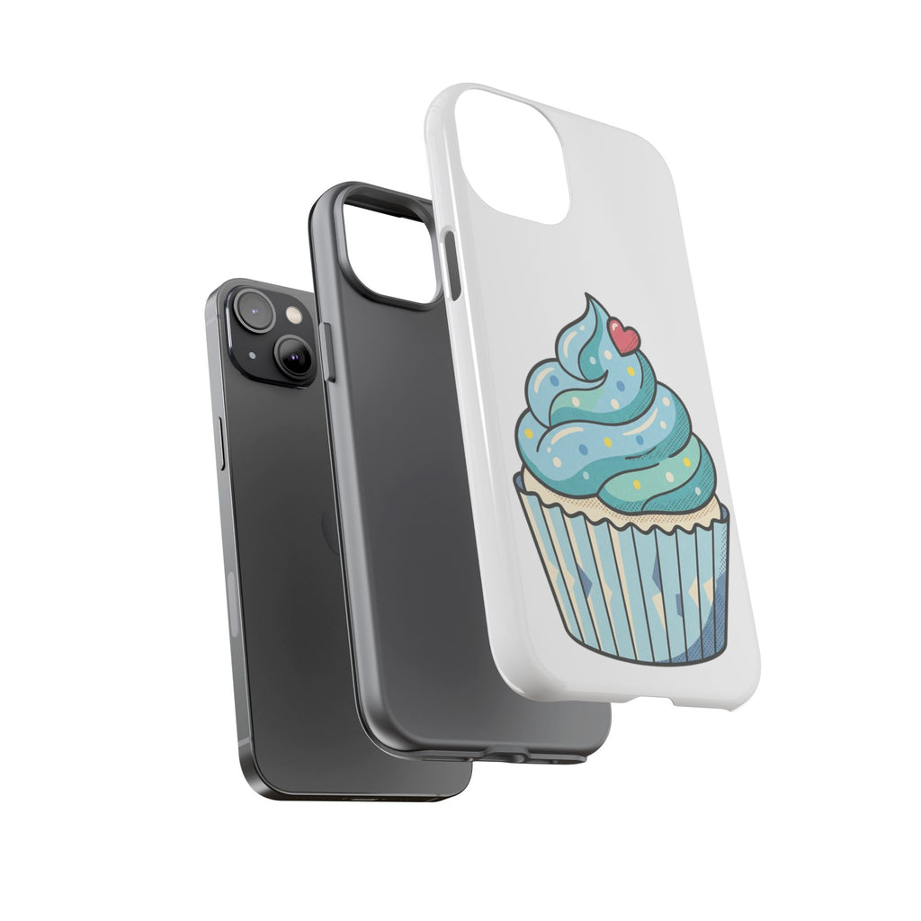 Blue Cupcake Tough Phone Cases