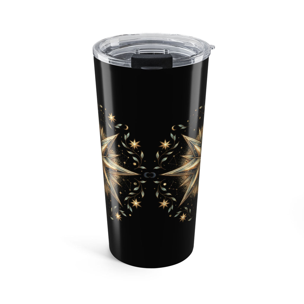 Star Print Black Insulated Tumbler 20oz