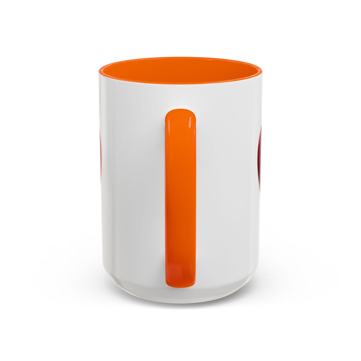 Heart Accent Coffee Mug – Red 3D Heart Design, Valentine’s Day Gift