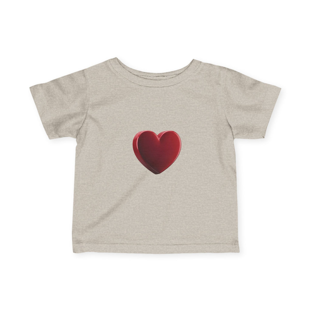 Infant Tee - Red Heart Graphic Baby Shirt