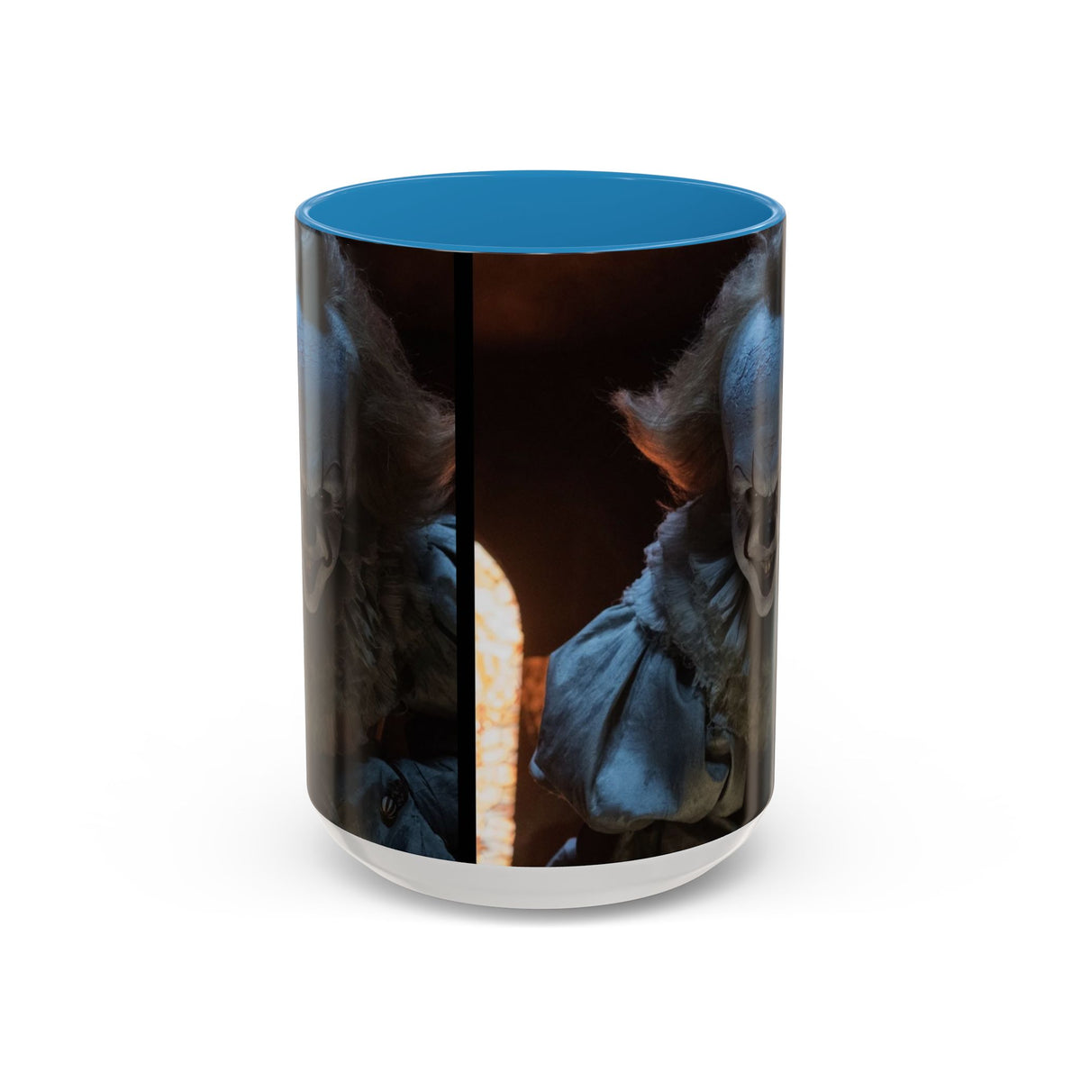 Creepy Pennywise Horror Coffee Mug — Scary Clown Accent Mug (11/15oz)