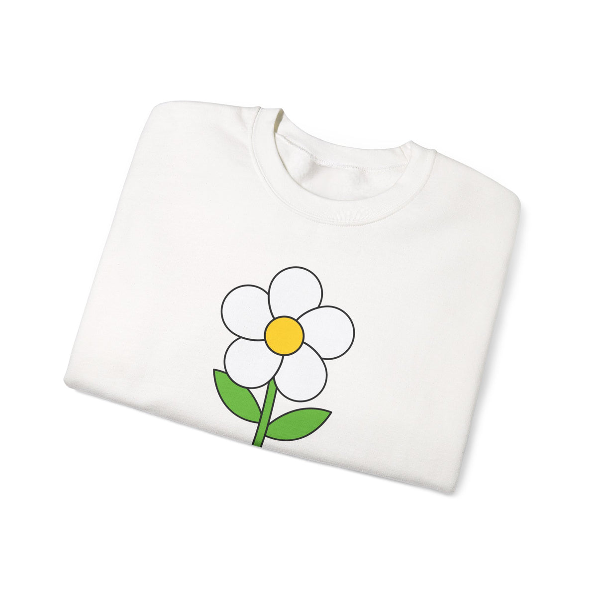 Daisy Graphic Crewneck Sweatshirt