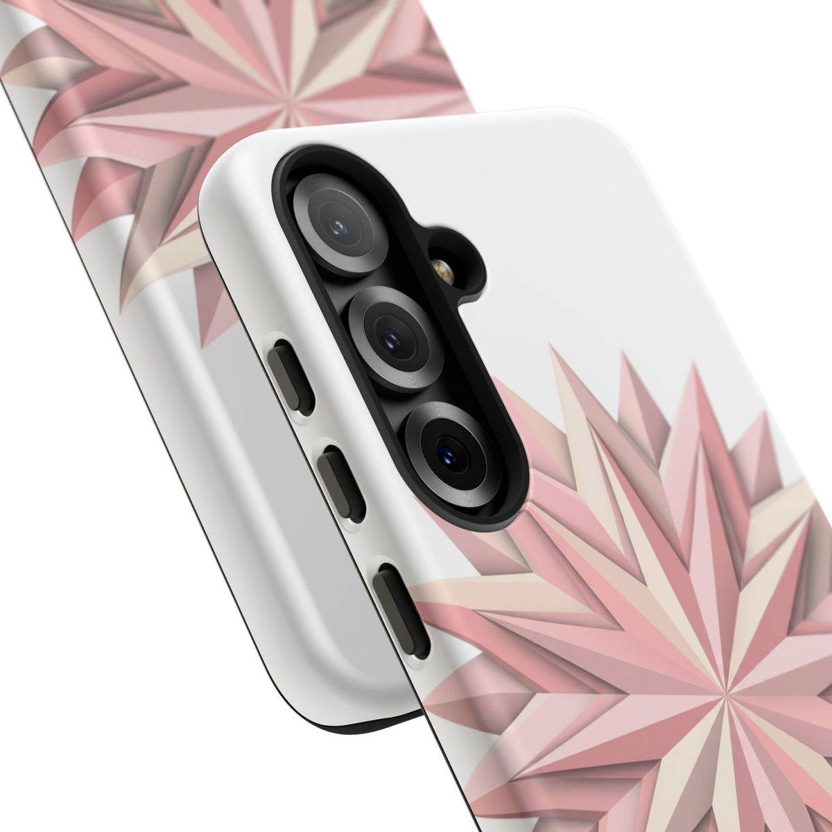 Pink Geometric Star Phone Case — Tough Protective iPhone Cover