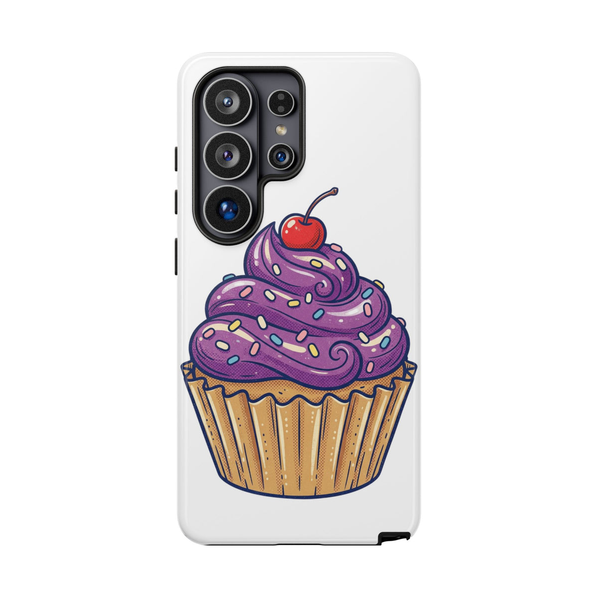 Purple Cupcake Tough Phone Cases