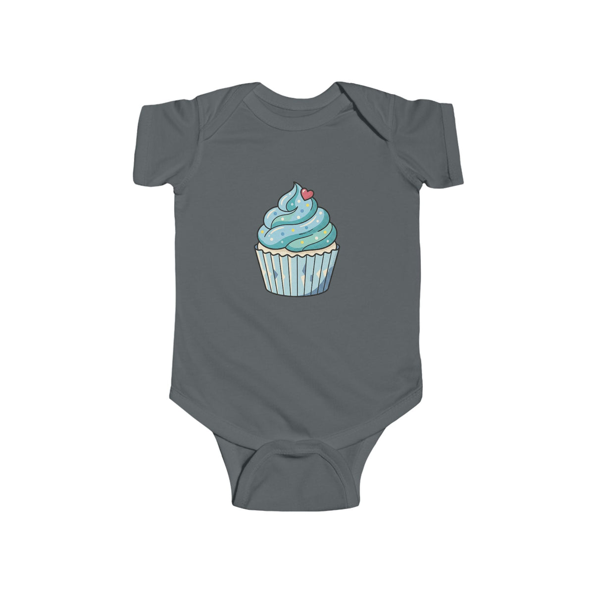 Blue Cupcake Infant Fine Jersey Bodysuit