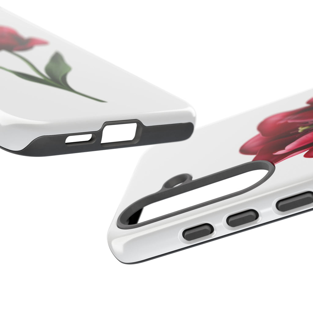Tulip Floral Tough Phone Case – Protective Blossom iPhone Cover