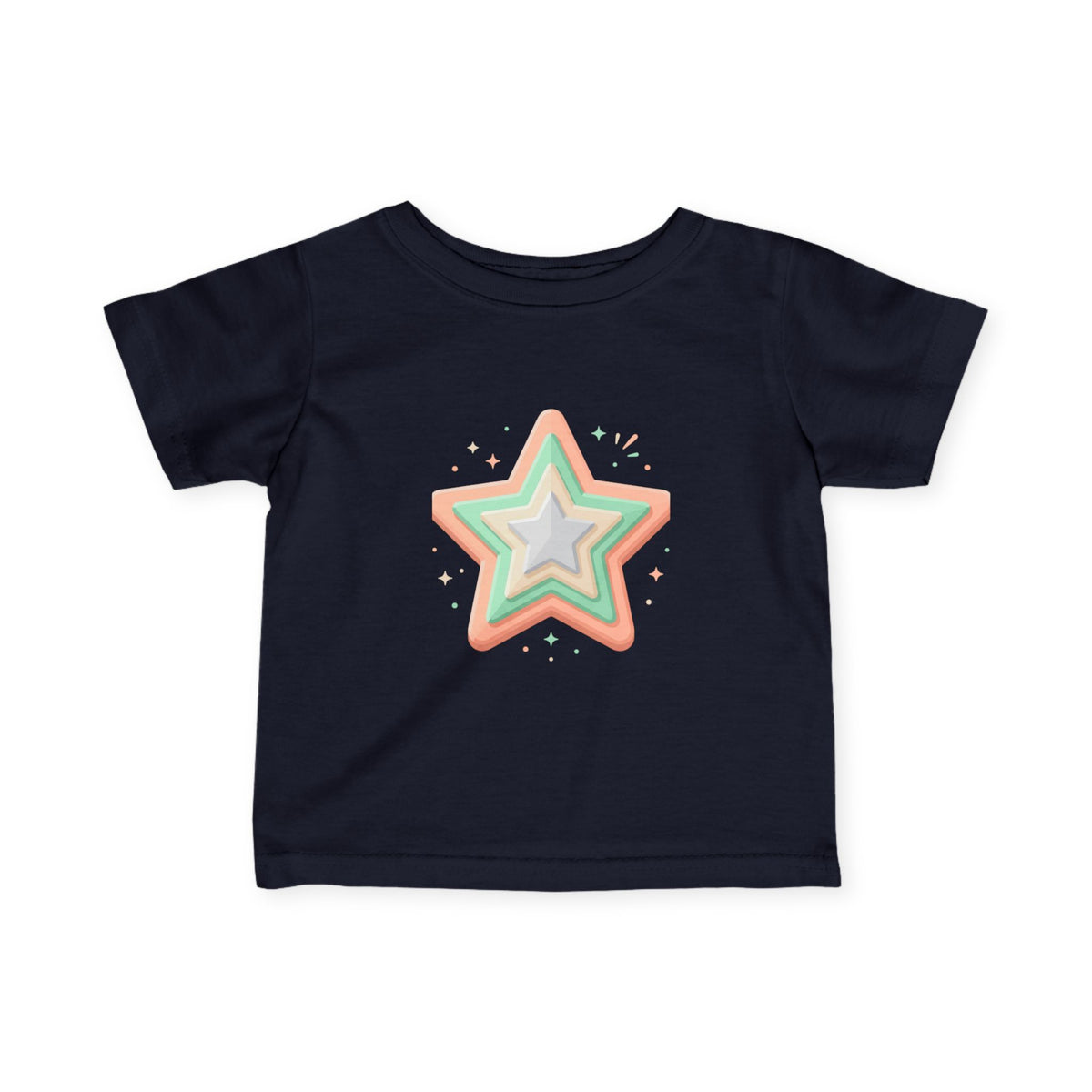 Star Design Infant Fine Jersey Tee