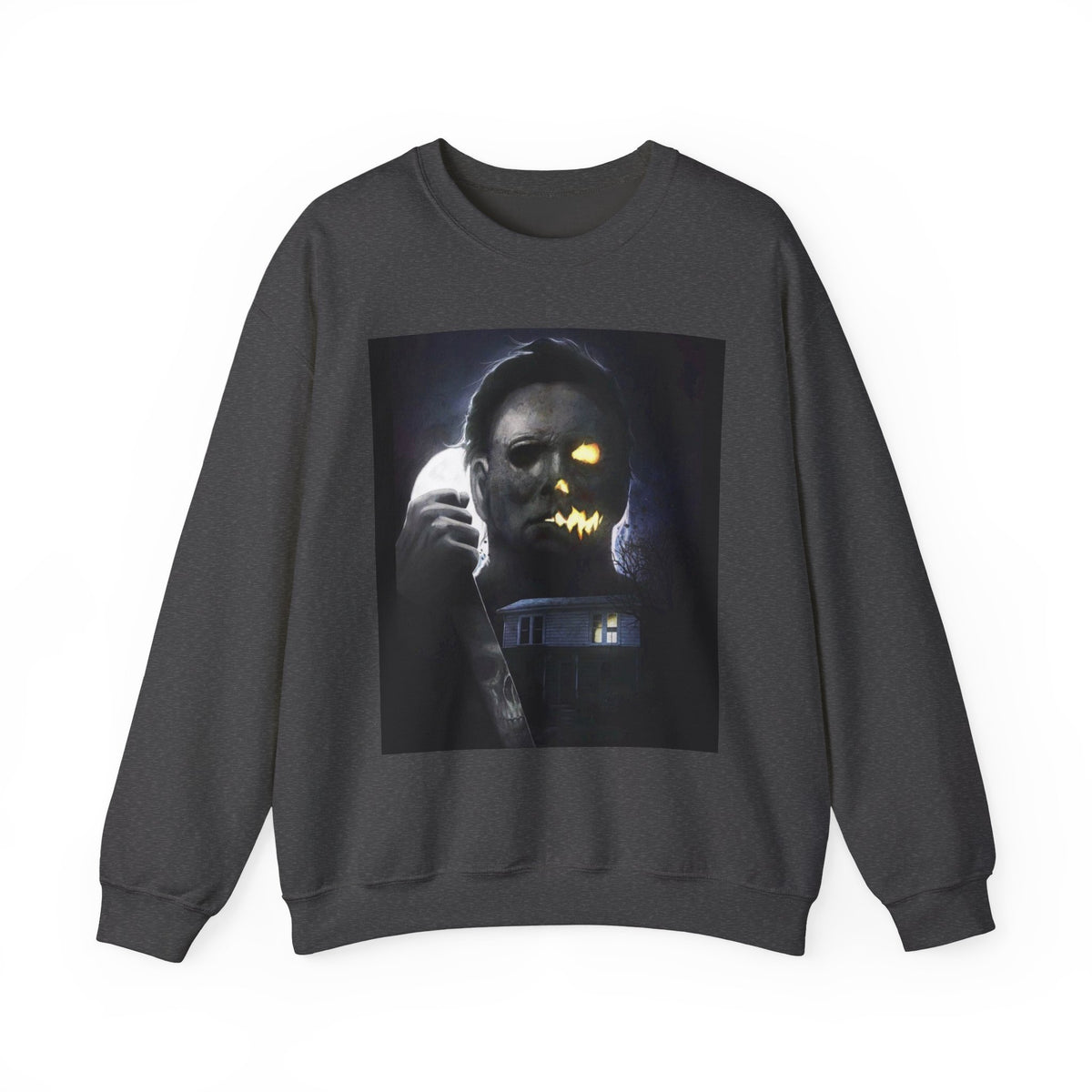Halloween Michael Myers Mask Crewneck Sweatshirt
