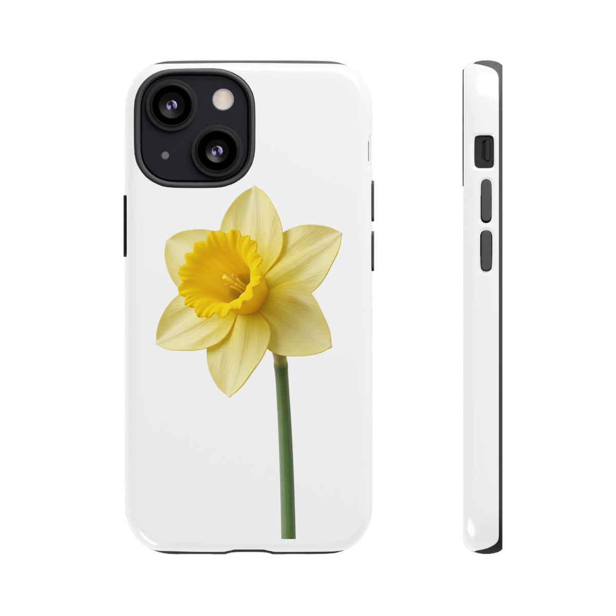 Daffodil Blossom Tough Phone Case — Yellow Spring Floral iPhone Cover
