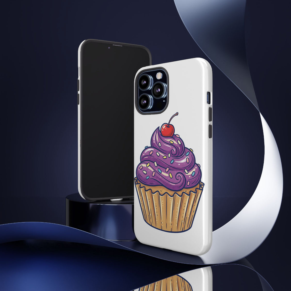 Purple Cupcake Tough Phone Cases
