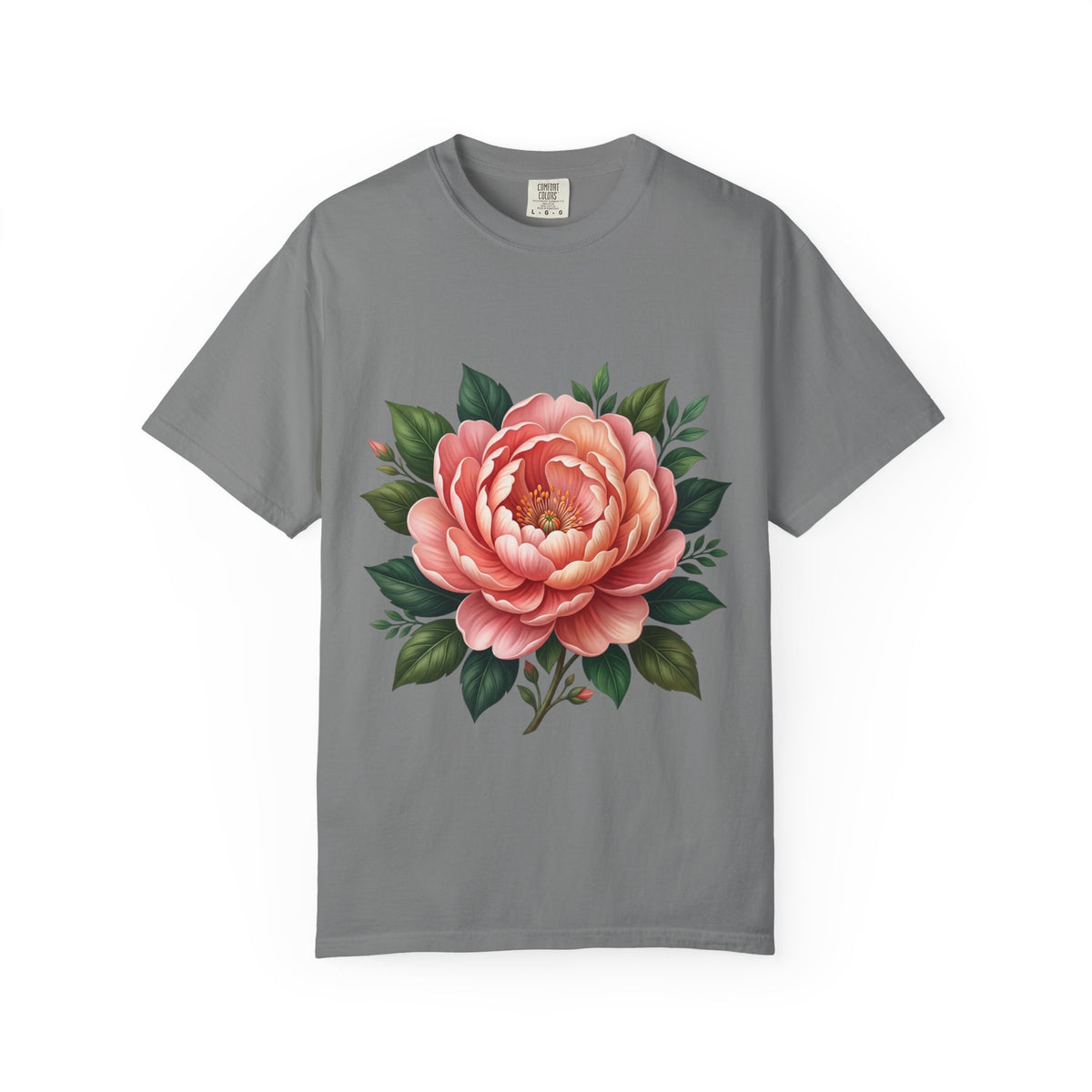 Peony Bloom T-Shirt — Vintage Floral Graphic Tee