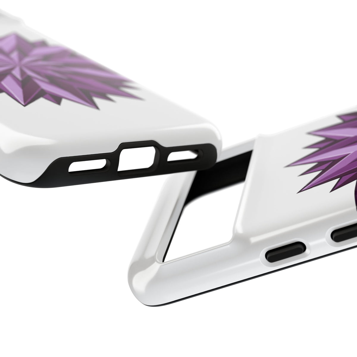 Purple Geometric Star Phone Case