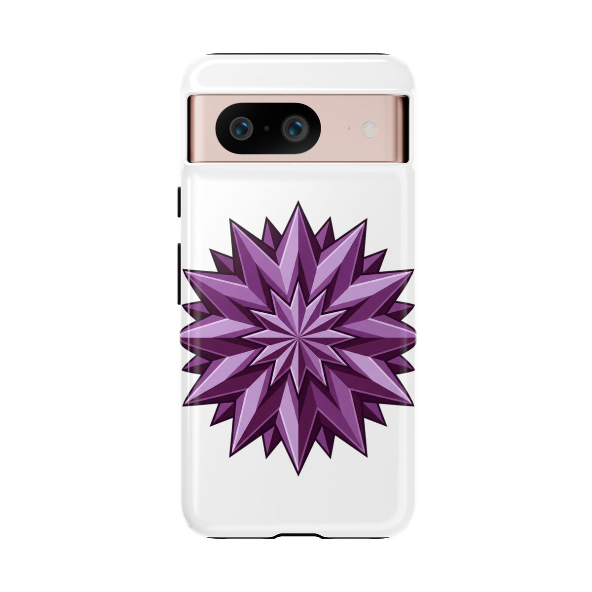 Purple Geometric Star Phone Case