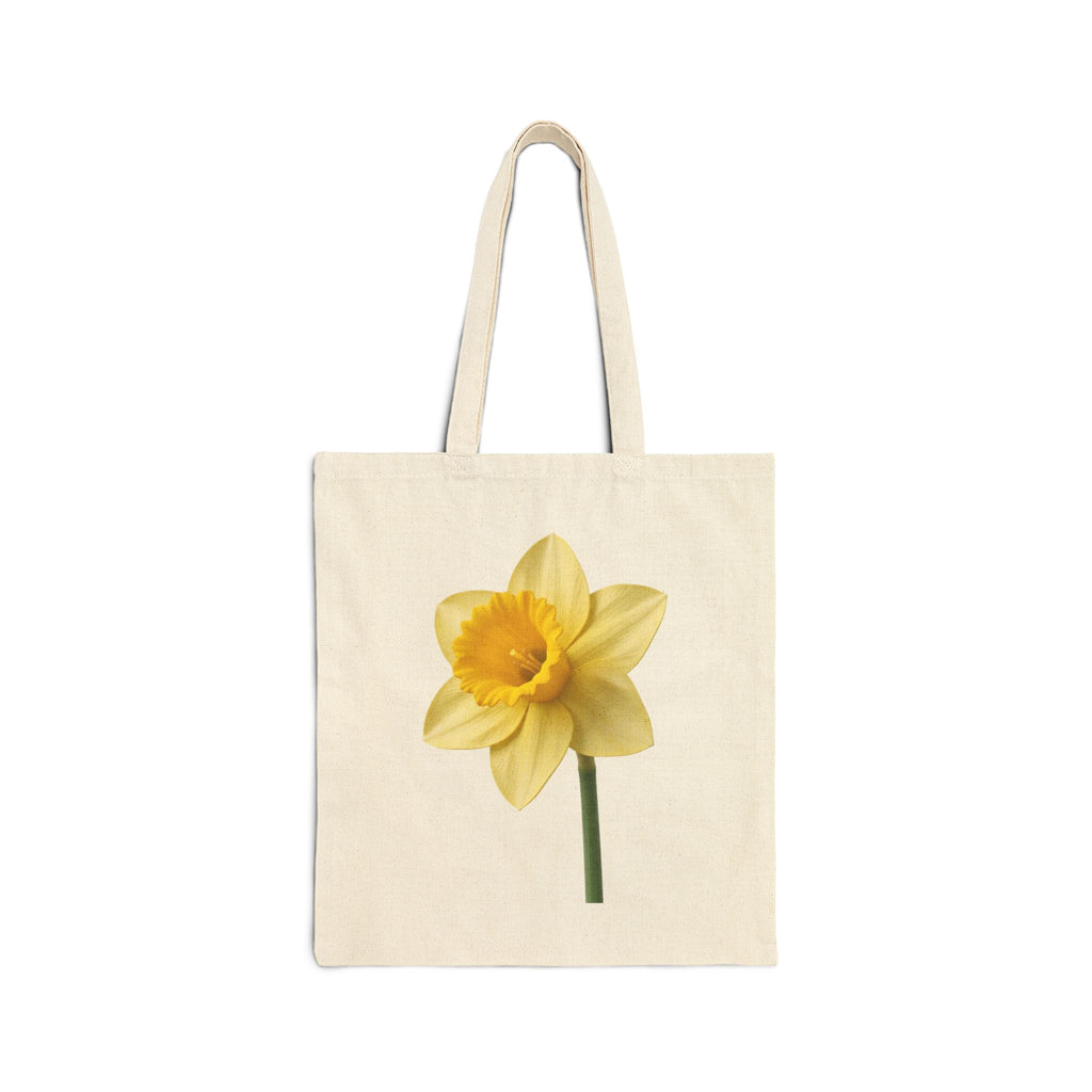 Daffodil Cotton Canvas Tote Bag