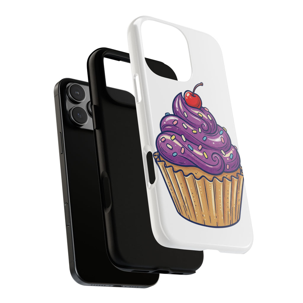 Purple Cupcake Tough Phone Cases