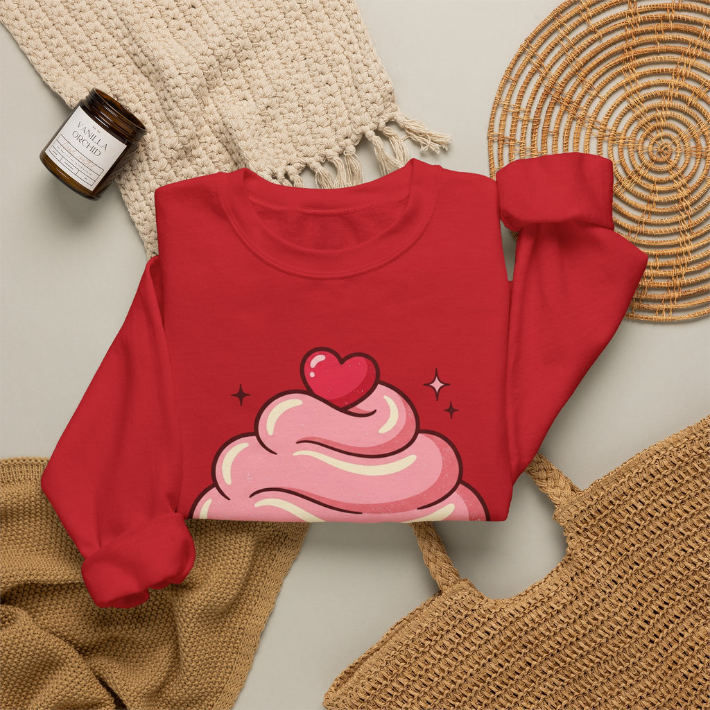 Pink Cupcake Unisex Heavy Blend™ Crewneck Sweatshirt