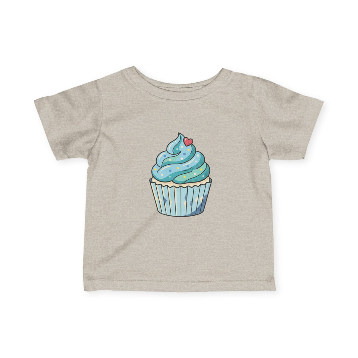Blue Cupcake Infant Fine Jersey Tee