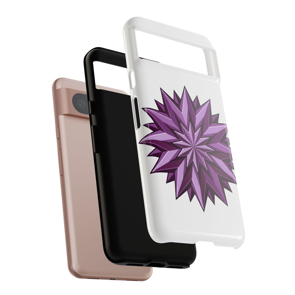 Purple Geometric Star Phone Case