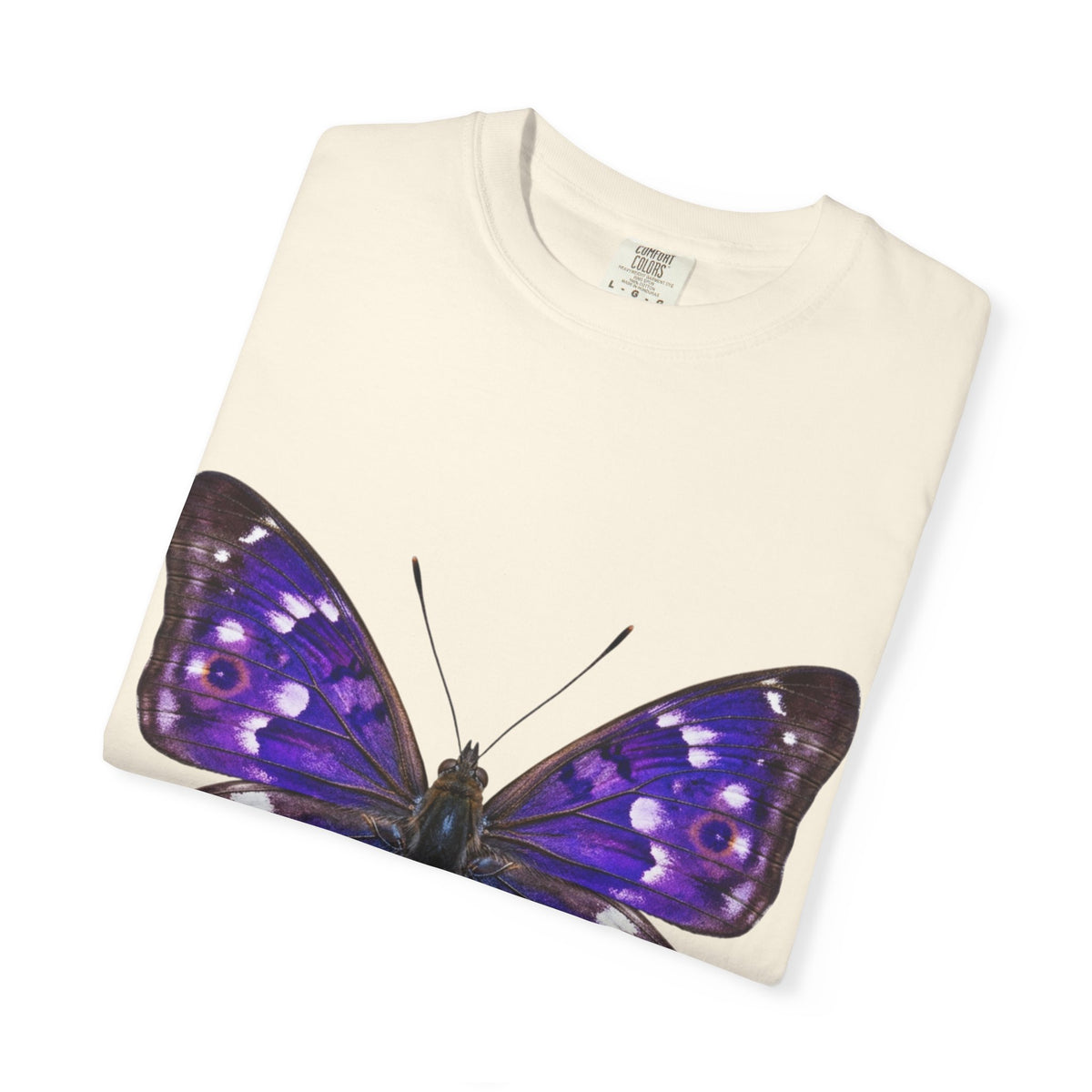 Purple Butterfly T-Shirt — Vibrant Vintage Moth Graphic Tee