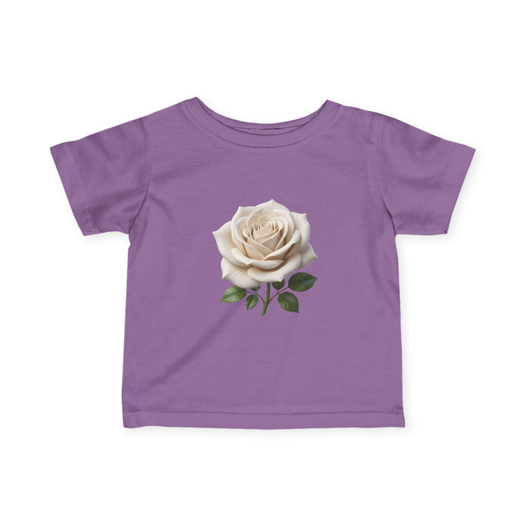Infant Tee — Vintage Cream Rose Floral Baby Shirt