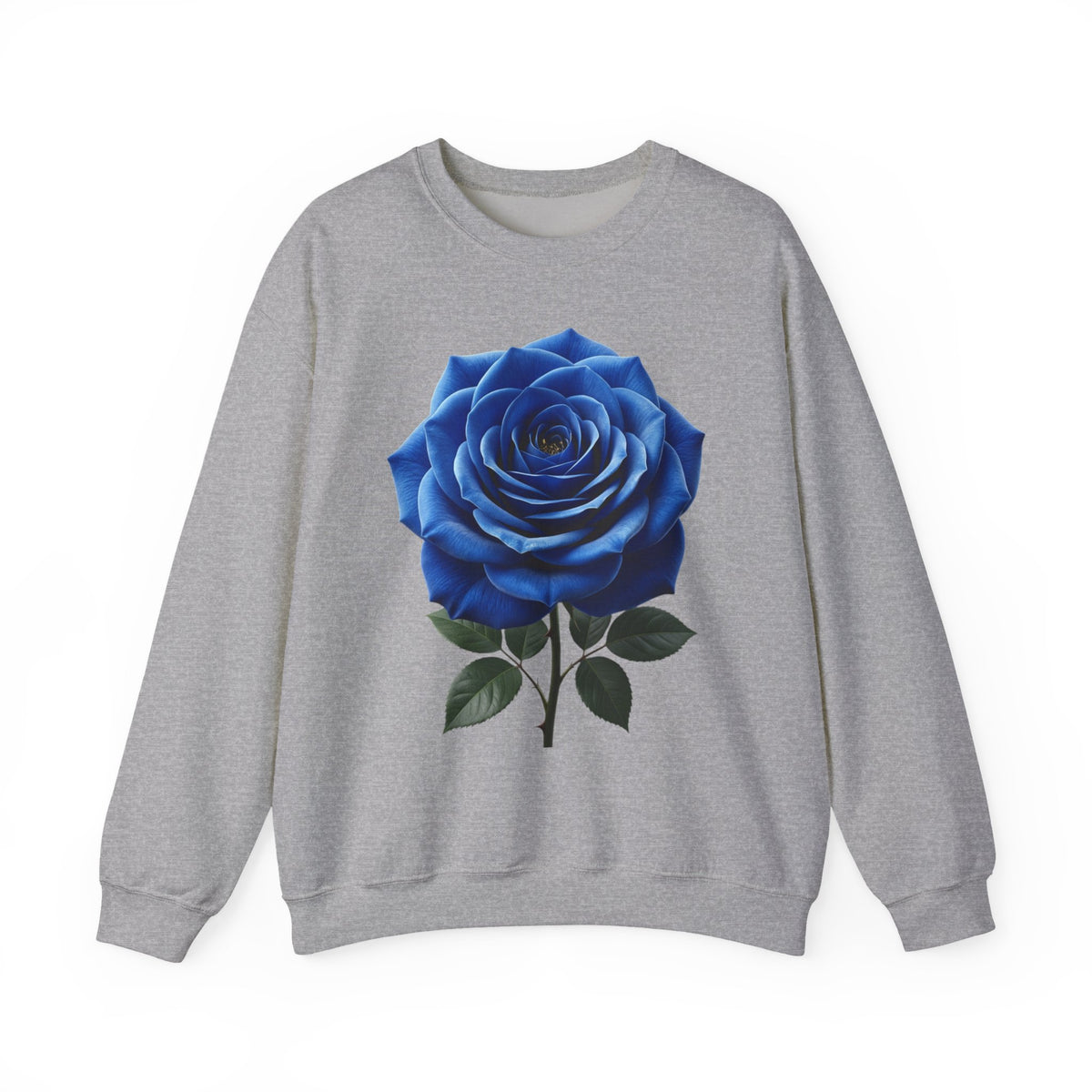 Blue Rose Crewneck Sweatshirt