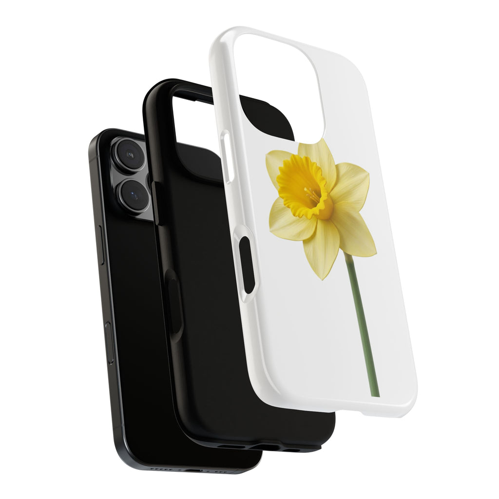 Daffodil Blossom Tough Phone Case — Yellow Spring Floral iPhone Cover