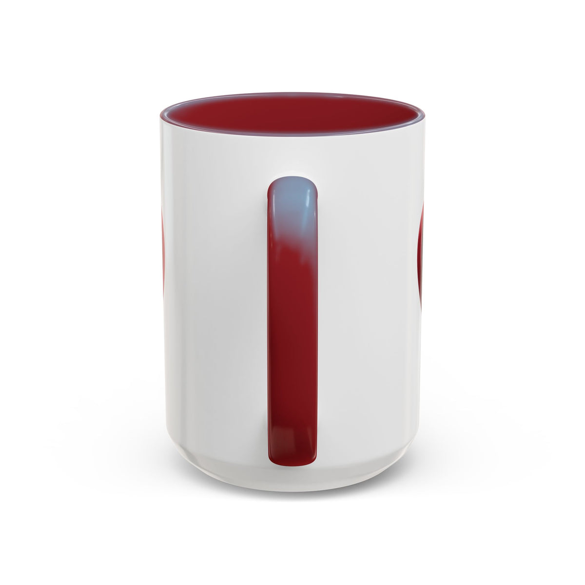 Heart Accent Coffee Mug – Red 3D Heart Design, Valentine’s Day Gift