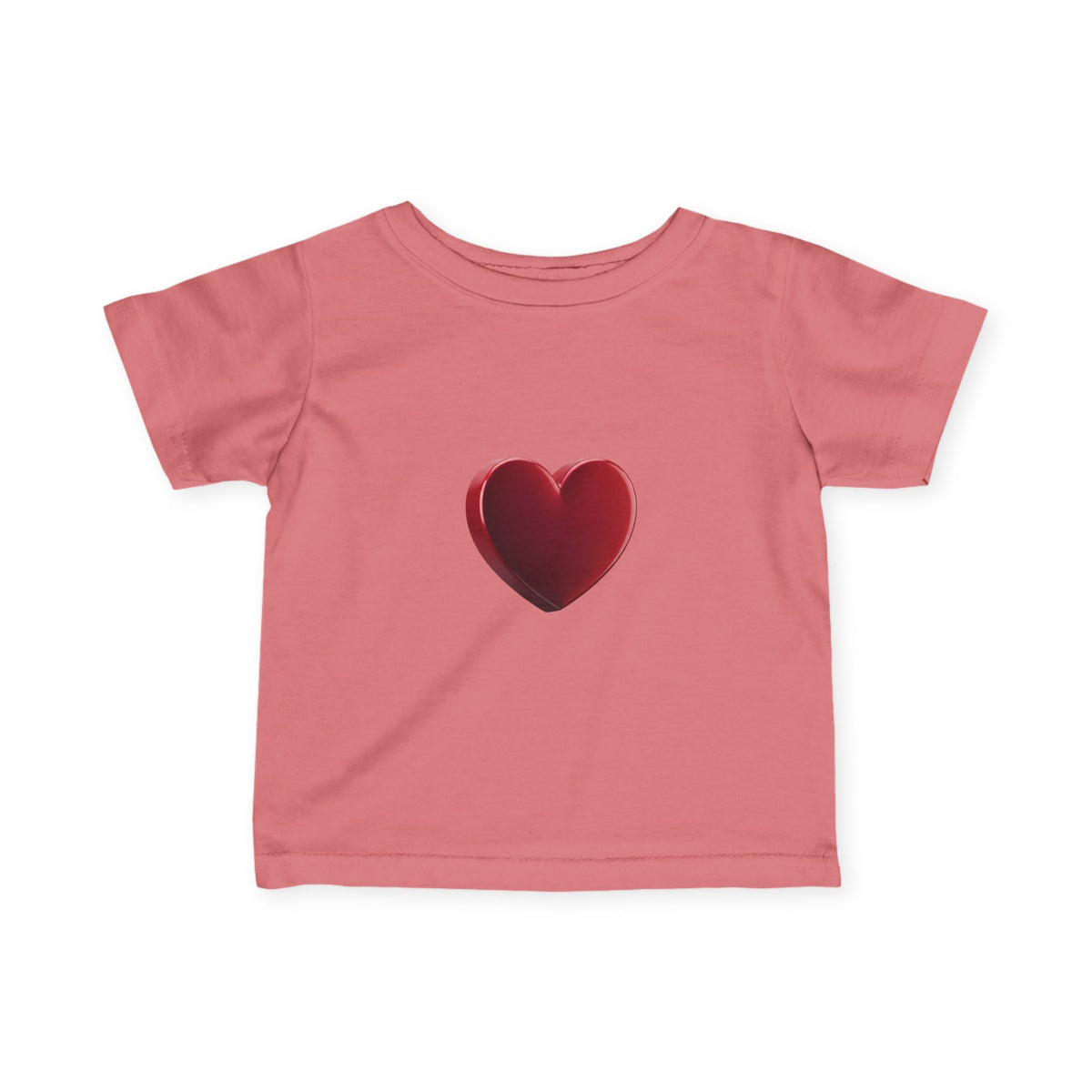 Infant Tee - Red Heart Graphic Baby Shirt