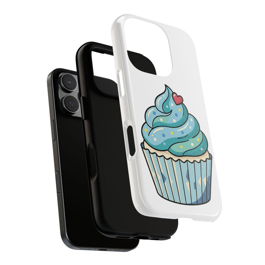 Blue Cupcake Tough Phone Cases
