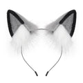Handmade Plush Cat Ears Festival Party Role Play Cosplay Realistic Fox Animal Ears Headband