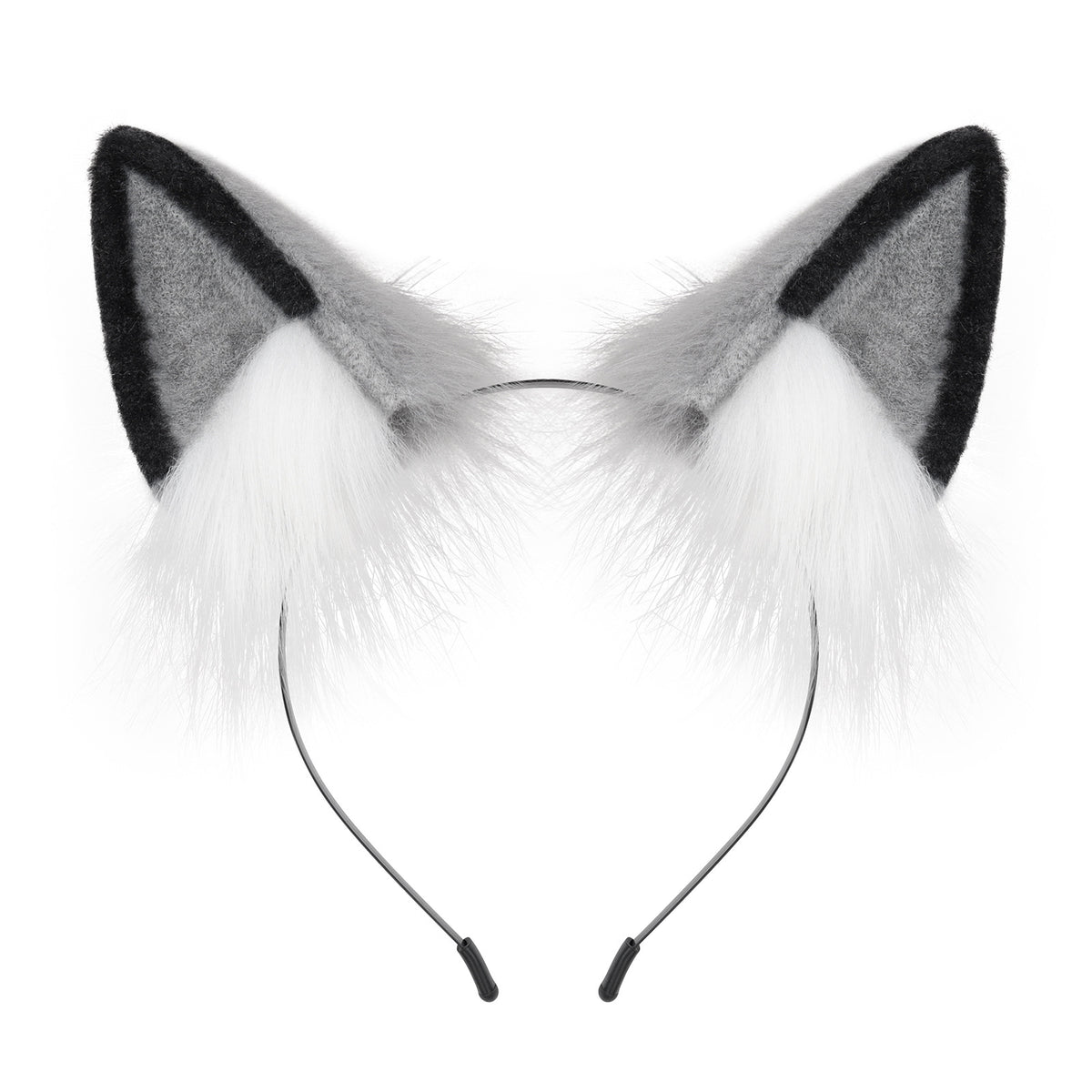 Handmade Plush Cat Ears Festival Party Role Play Cosplay Realistic Fox Animal Ears Headband