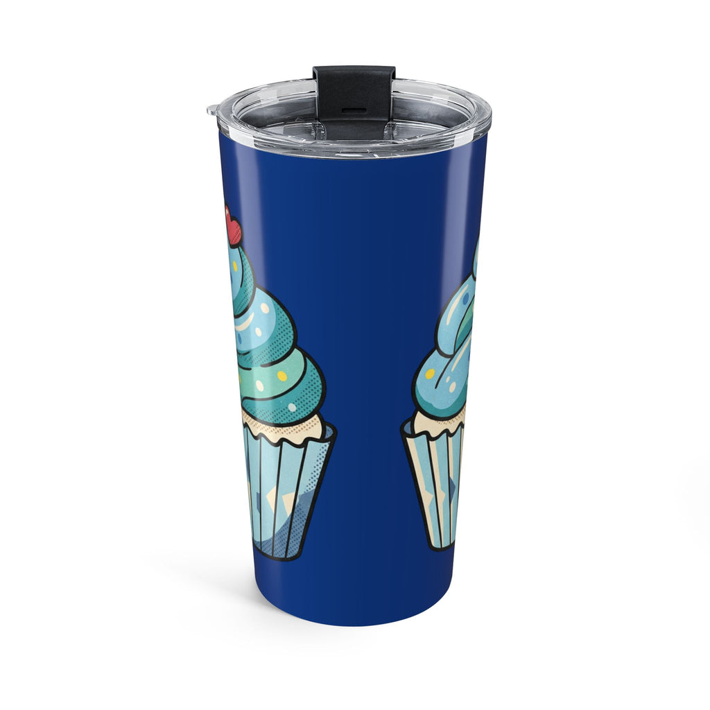 Blue Cupcake Frosting Tumbler Navy  20oz