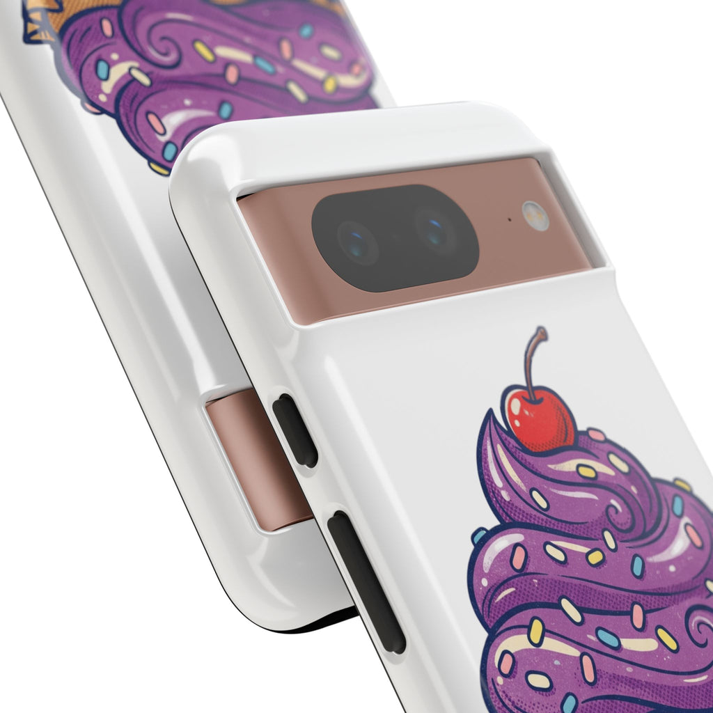 Purple Cupcake Tough Phone Cases