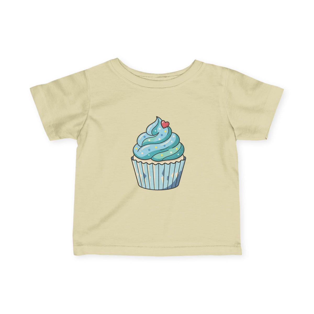 Blue Cupcake Infant Fine Jersey Tee