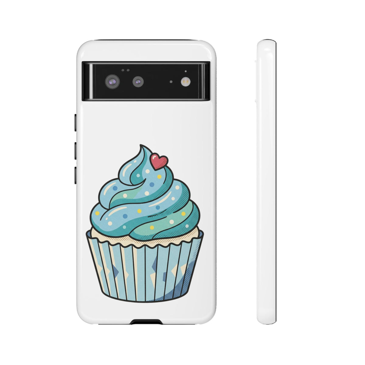 Blue Cupcake Tough Phone Cases