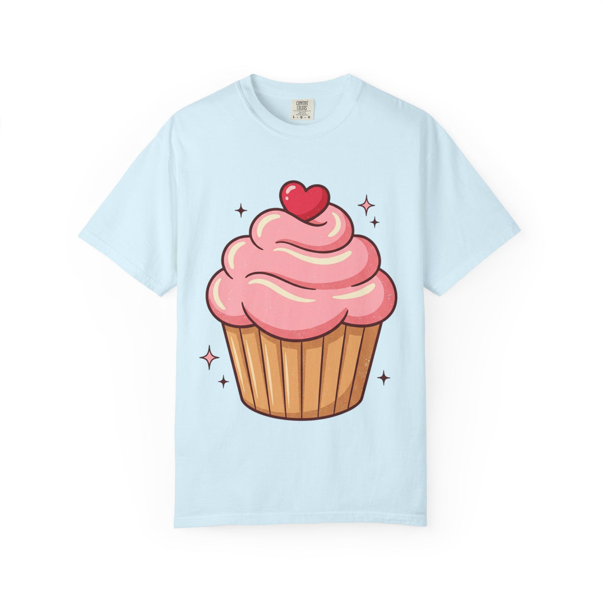 Pink Cupcake Unisex Garment-Dyed T-shirt