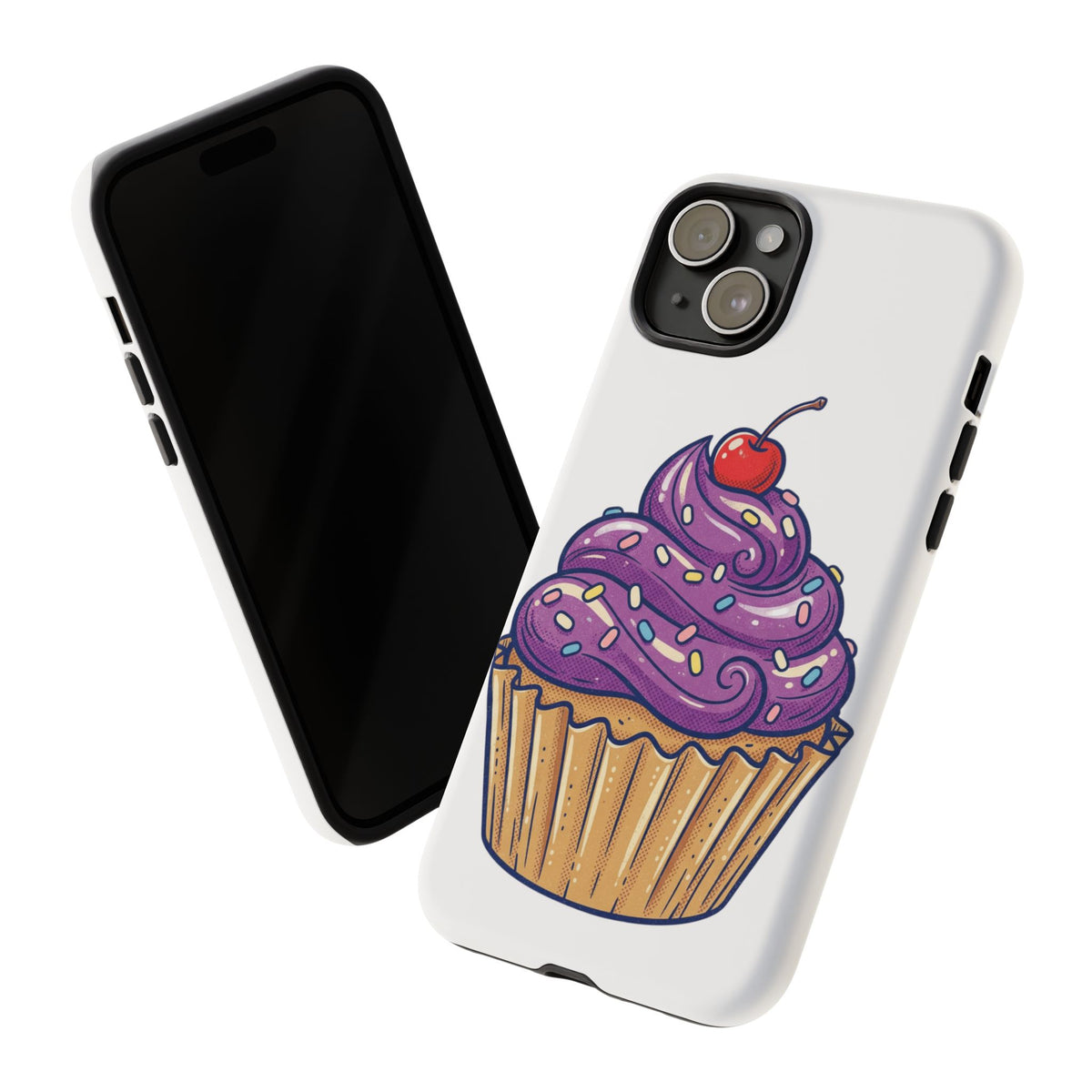 Purple Cupcake Tough Phone Cases
