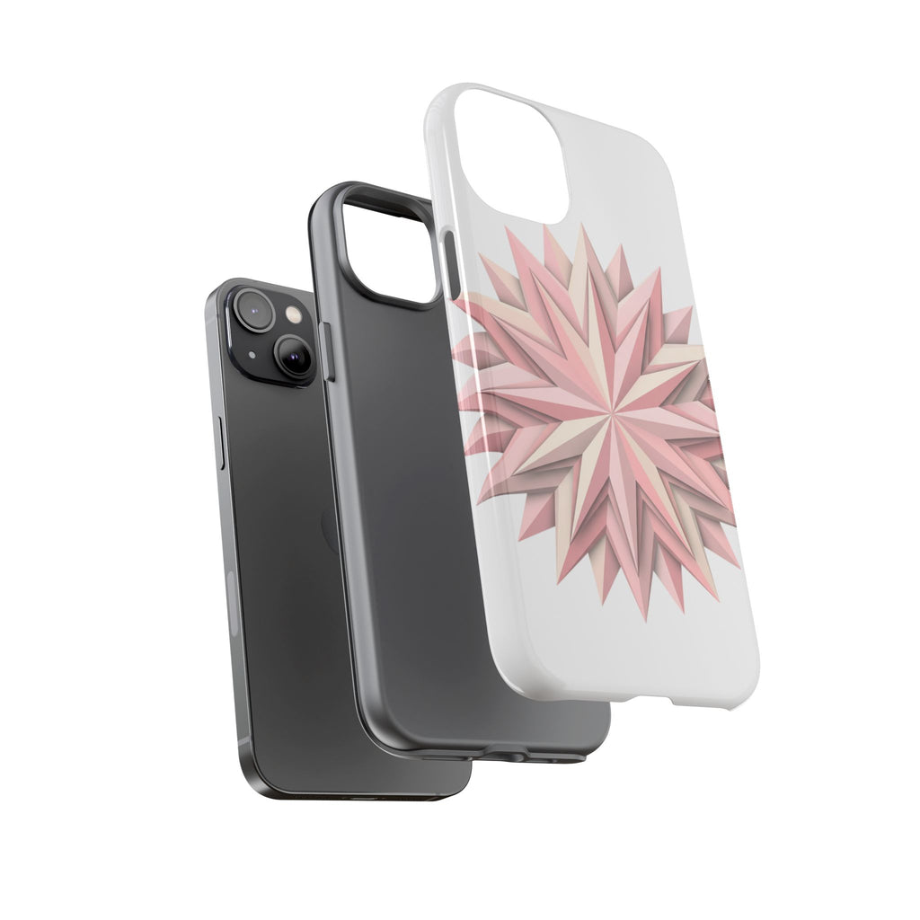 Pink Geometric Star Phone Case — Tough Protective iPhone Cover