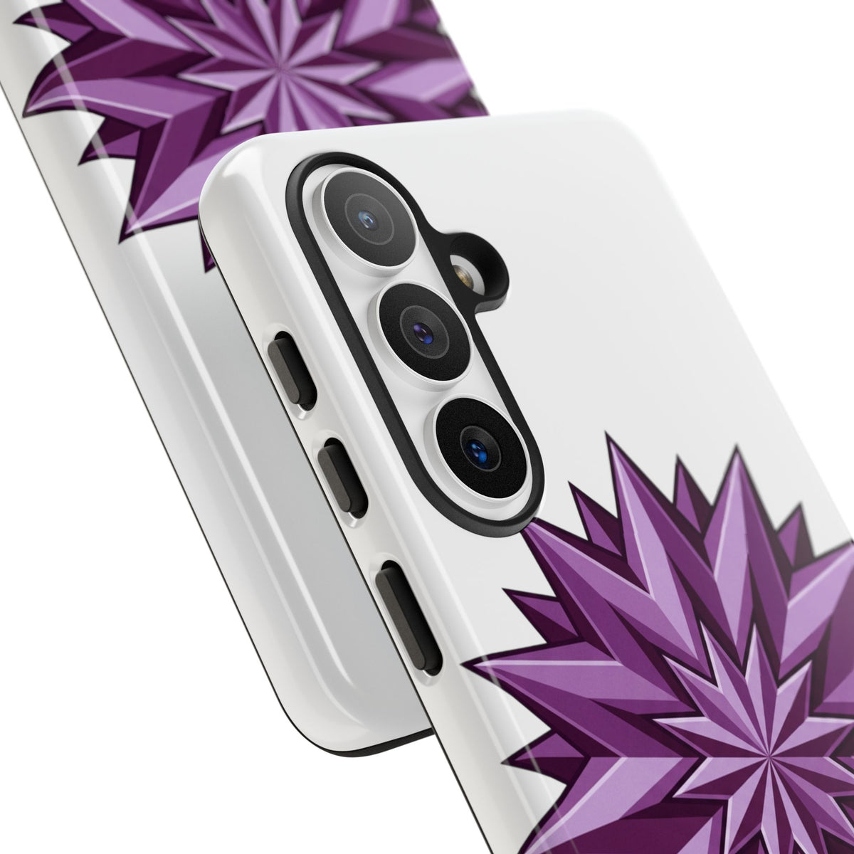 Purple Geometric Star Phone Case