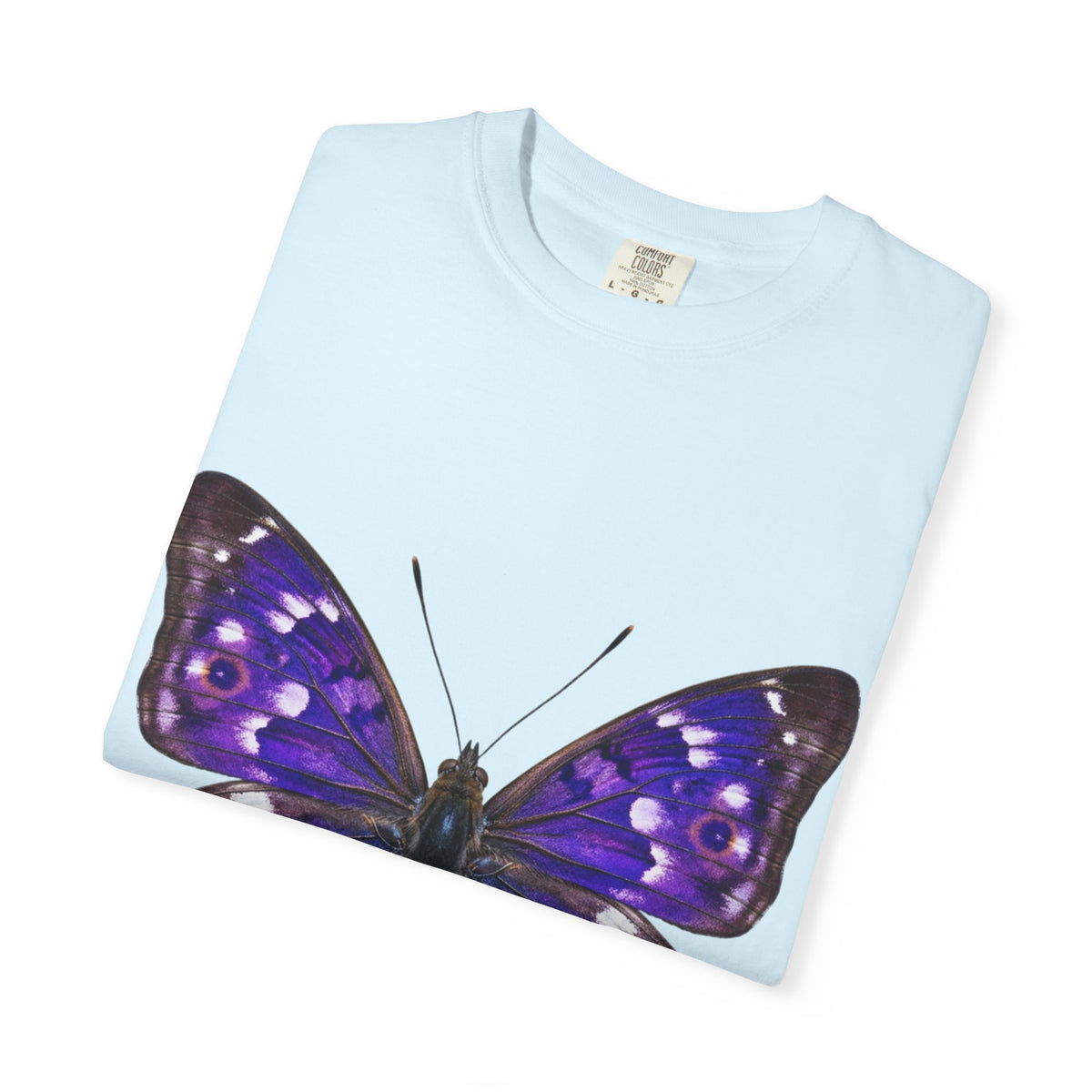 Purple Butterfly T-Shirt — Vibrant Vintage Moth Graphic Tee