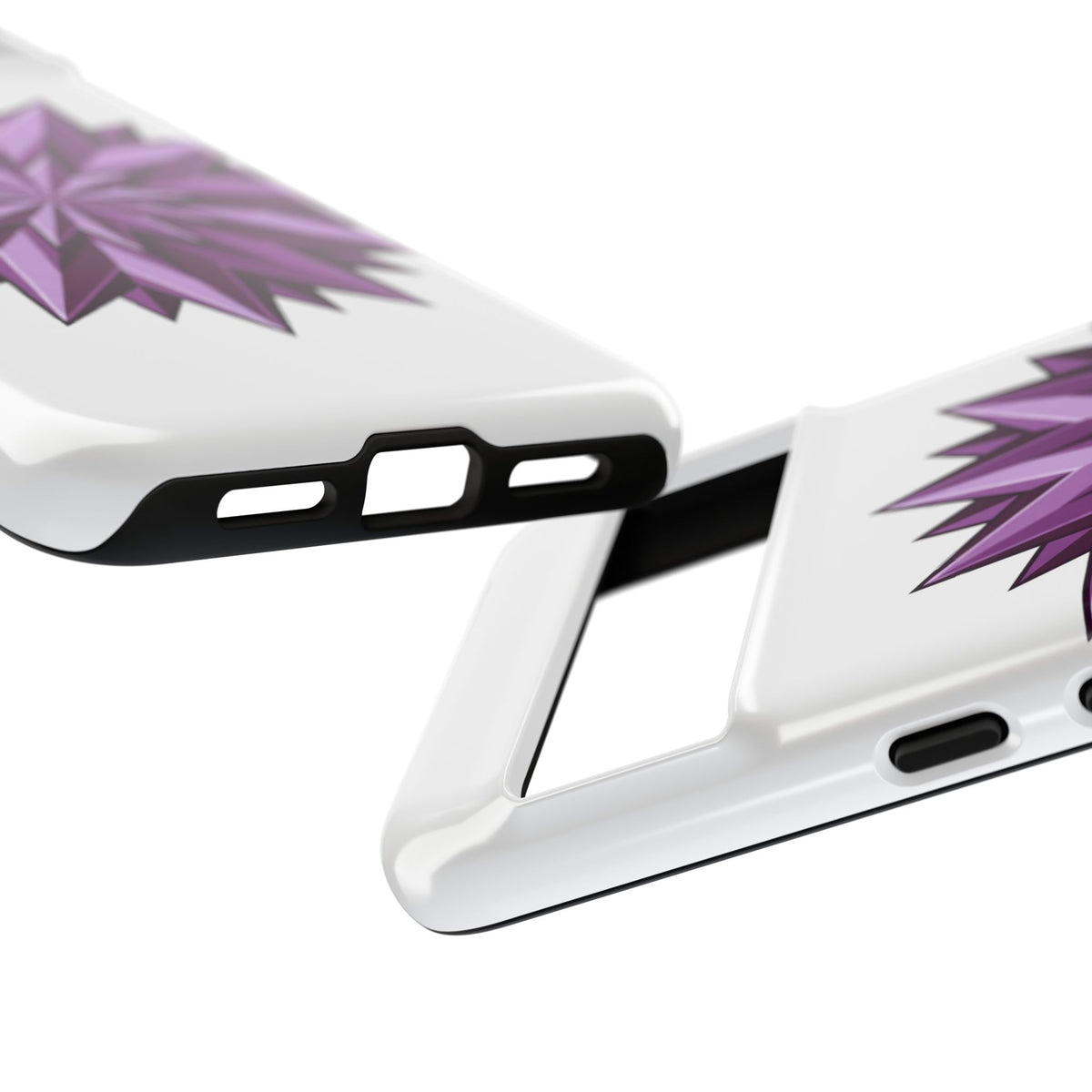 Purple Geometric Star Phone Case