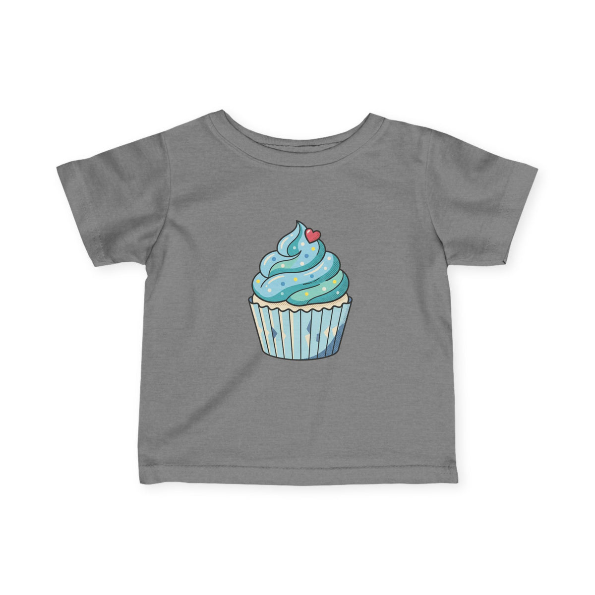 Blue Cupcake Infant Fine Jersey Tee