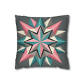 Geometric Starburst Decorative Pillowcase