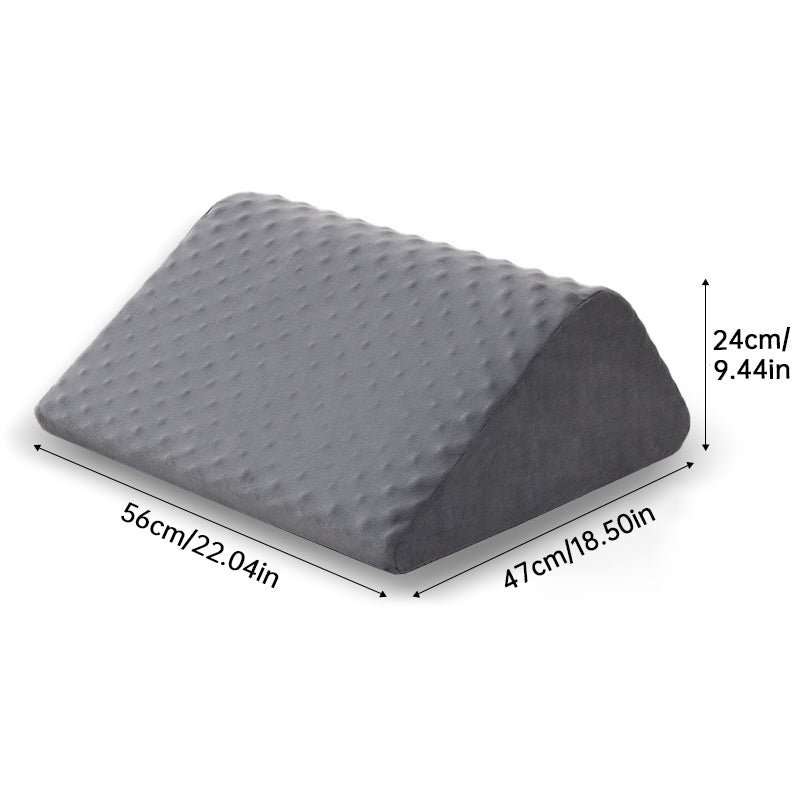 Foam Wedge Pillow Set - Leg Elevation & Back Support for Sleeping, and Pregnancy