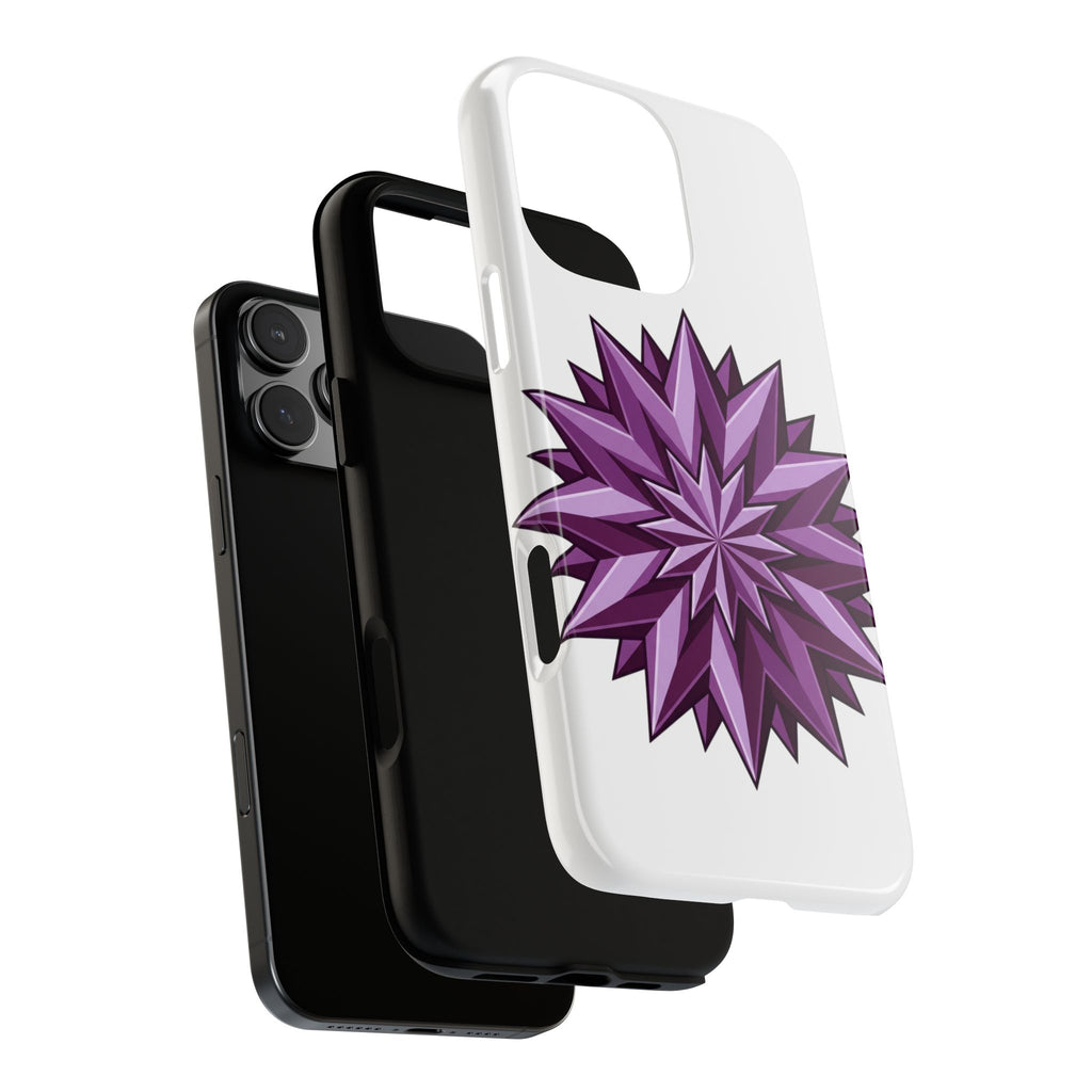 Purple Geometric Star Phone Case