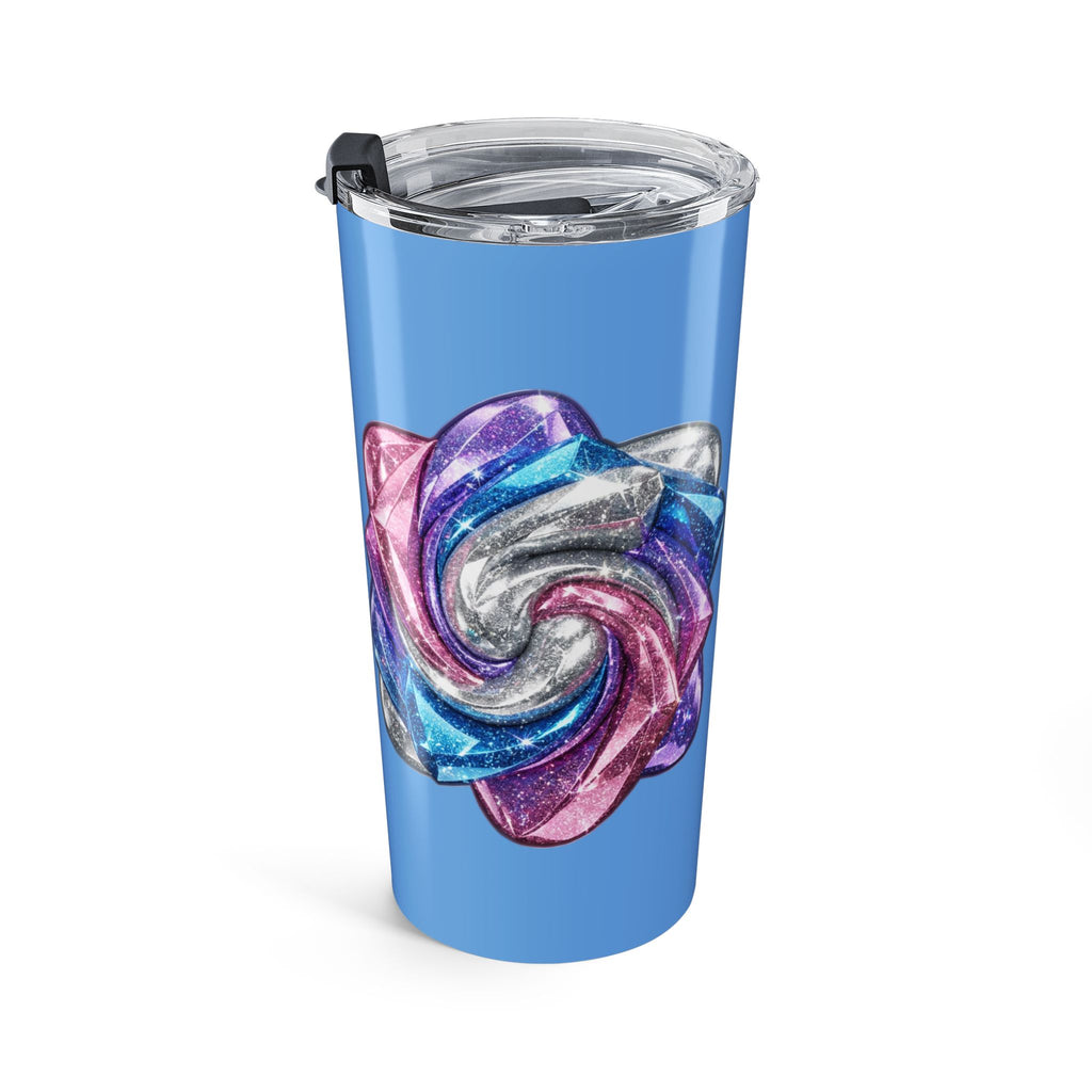 20oz Iridescent Rose Stainless Tumbler Light Blue  — Insulated Travel Cup