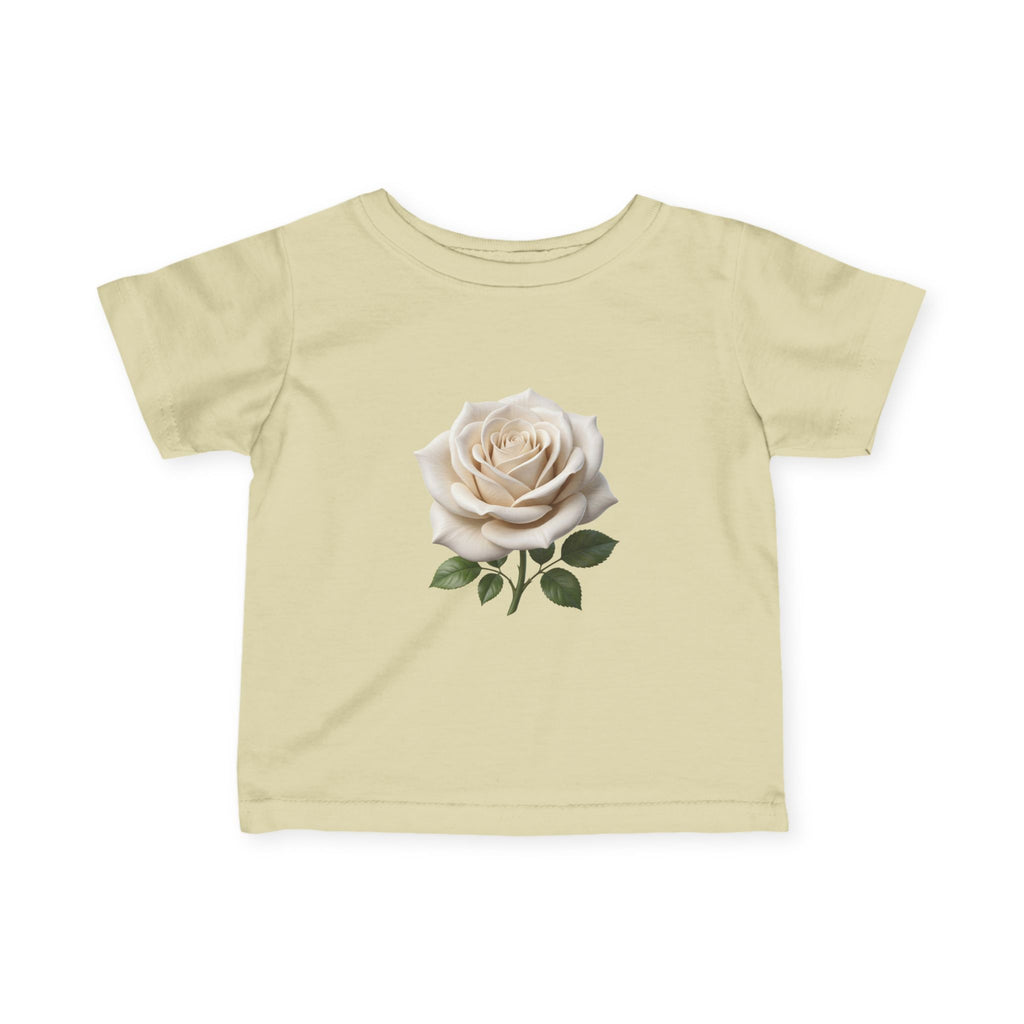 Infant Tee — Vintage Cream Rose Floral Baby Shirt